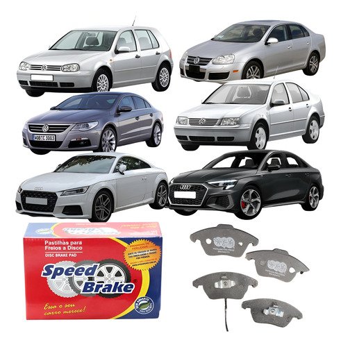 Pastilha Freio Dianteira Golf Bora Jetta 2006 A 2018 Teves