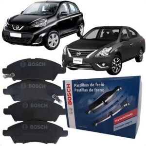 Pastilhas Freio Dianteiro March Versa 2011 A 2019 Bosch Versa March 1.0 1.6 2011 2012 2013 2014 2015 2016 2017 2018 2019
