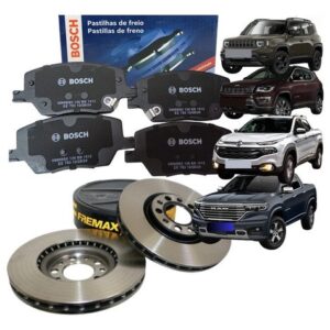 Disco Pastilha Freio Toro Renegade Compass Dianteira